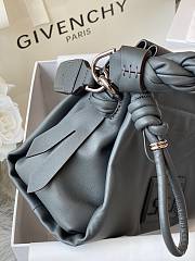 Givenchy Handbag Gray Leather ID93 0210 27cm - 2
