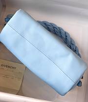 Givenchy Handbag Light Blue Leather ID93 0210 27cm - 4