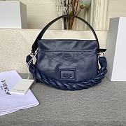 Details Givenchy Handbag Navy Leather ID93 0210 27cm - 1