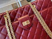 Chanel Original Lather Shopping Bag Red AS6611 35cm - 2