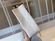 Chanel Original Lather Shopping Bag White AS6611 35cm - 5