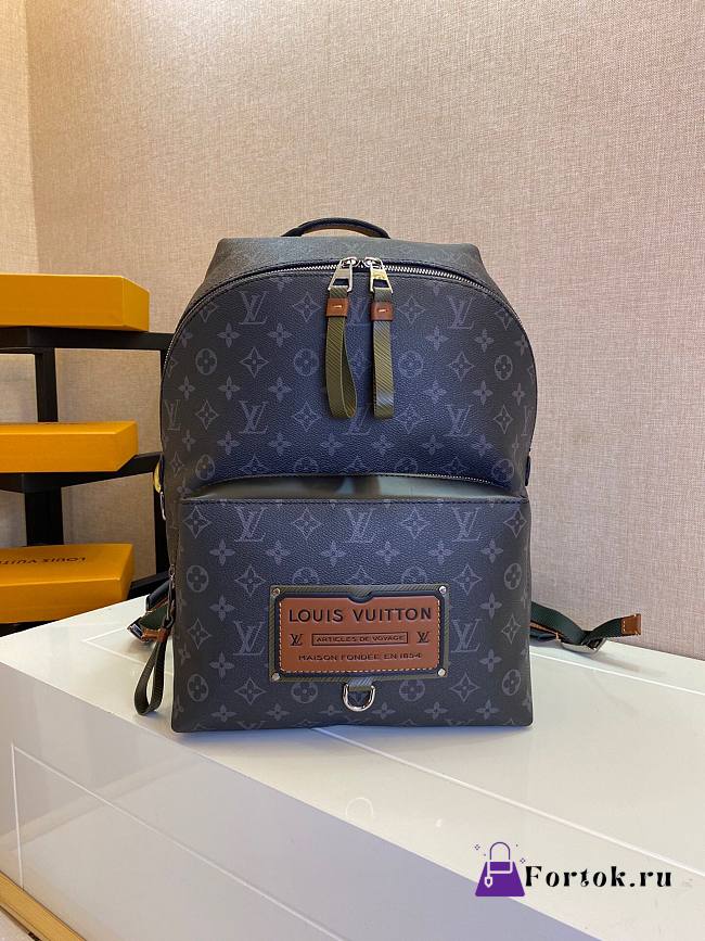 Louis Vuitton Discovery Gaston Labels Monogram Eclipse 45218 40cm - 1