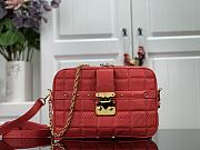 Louis Vuitton Trocadéro MM Damier S-lock Red M59114 25.5cm - 1