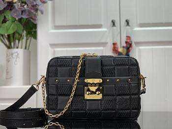 Louis Vuitton Trocadéro MM Damier S-lock Black M59114 25.5cm