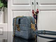 Louis Vuitton Trocadéro MM Damier S-lock Teal Blue M59116 22cm - 5