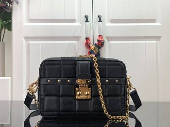 Louis Vuitton Trocadéro MM Damier S-lock Black M59116 22cm