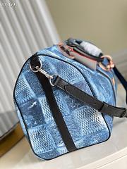 Louis Vuitton Keepall Bandoulière Blue N50069 50cm - 5