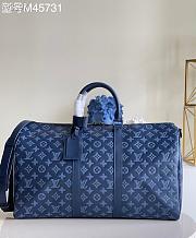 Louis Vuitton Keepall Bandoulière Navy Blue M45731 50cm - 1