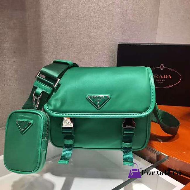 Prada Crossbody Bag Green A2VD034 22cm - 1