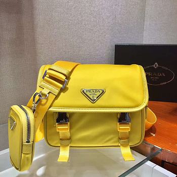 Prada Crossbody Bag Yellow A2VD034 22cm