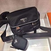 Prada Crossbody Bag Black A2VD034 22cm - 5