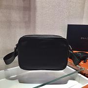 Prada Crossbody Bag Nylon Material Black 2VH048 23cm - 4
