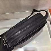Prada Crossbody Bag Nylon Material Black 2VH048 23cm - 2