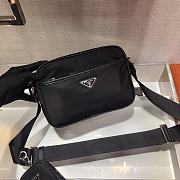 Prada Crossbody Bag Nylon Material Black 2VH048 23cm - 3