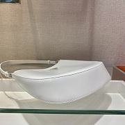 Prada Cleo brushed leather shoulder bag White 1BC499 26.5cm - 6