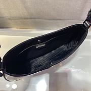 Prada Cleo brushed leather shoulder bag Black 1BC499 26.5cm - 6