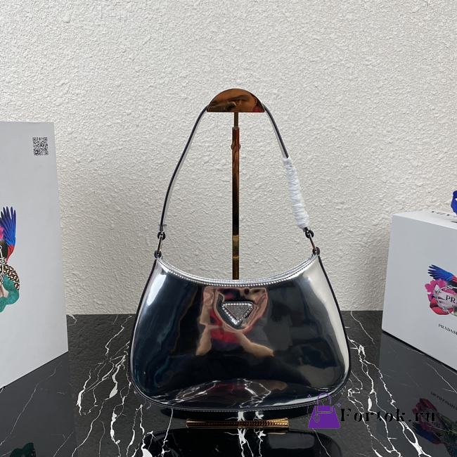 Prada Cleo brushed leather shoulder bag 1BC499 26.5cm - 1