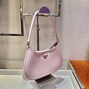Prada Cleo brushed leather shoulder bag Pink 1BC499 26.5cm - 6