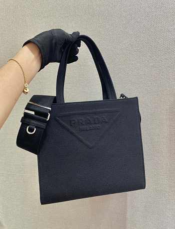 Prada Tote Bag Black 1BG382 26cm