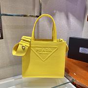 Prada Tote Bag Yellow 1BG382 26cm - 6