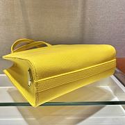 Prada Tote Bag Yellow 1BG382 26cm - 5