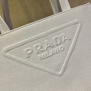 Prada Tote Bag White 1BG382 26cm - 3