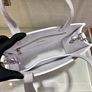 Prada Tote Bag White 1BG382 26cm - 2