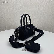 Prada hyper leaves top handle Black 1BB846 20cm - 6