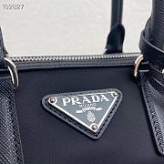Prada hyper leaves top handle Black 1BB846 20cm - 4