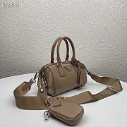 Prada hyper leaves top handle Tan 1BB846 20cm - 6