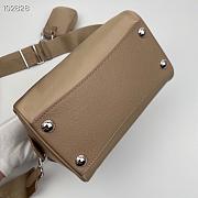 Prada hyper leaves top handle Tan 1BB846 20cm - 4