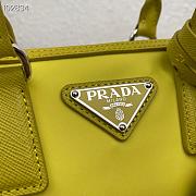 Prada hyper leaves top handle Yellow 1BB846 20cm - 2