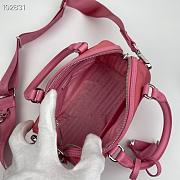 Prada hyper leaves top handle Pink 1BB846 20cm - 5