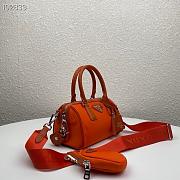 Prada hyper leaves top handle Orange 1BB846 20cm - 2