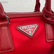 Prada hyper leaves top handle Red 1BB846 20cm - 3