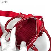 Prada hyper leaves top handle Red 1BB846 20cm - 2