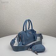 Prada hyper leaves top handle Blue 1BB846 20cm - 4