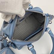 Prada hyper leaves top handle Blue 1BB846 20cm - 2