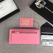 Prada Long Wallet Pink Fairy 1MH132 - 6