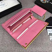 Prada Long Wallet Pink Fairy 1MH132 - 3