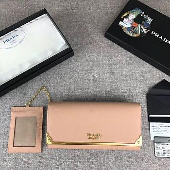 Prada Long Wallet Beige 1MH132