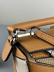 LOEWE Mini Puzzle bag in classic calfskin Warm Desert 32230U  - 3