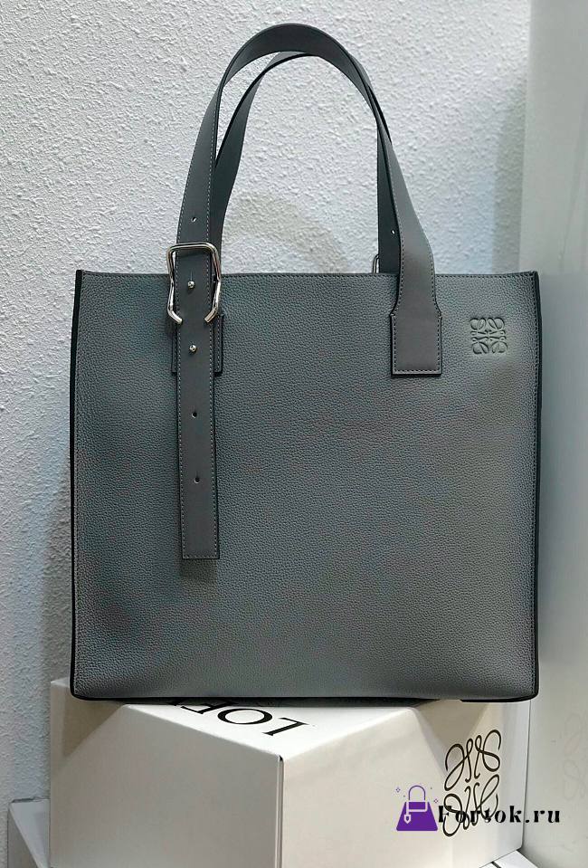Loewe Buckle Tote Gray 10958 36cm - 1