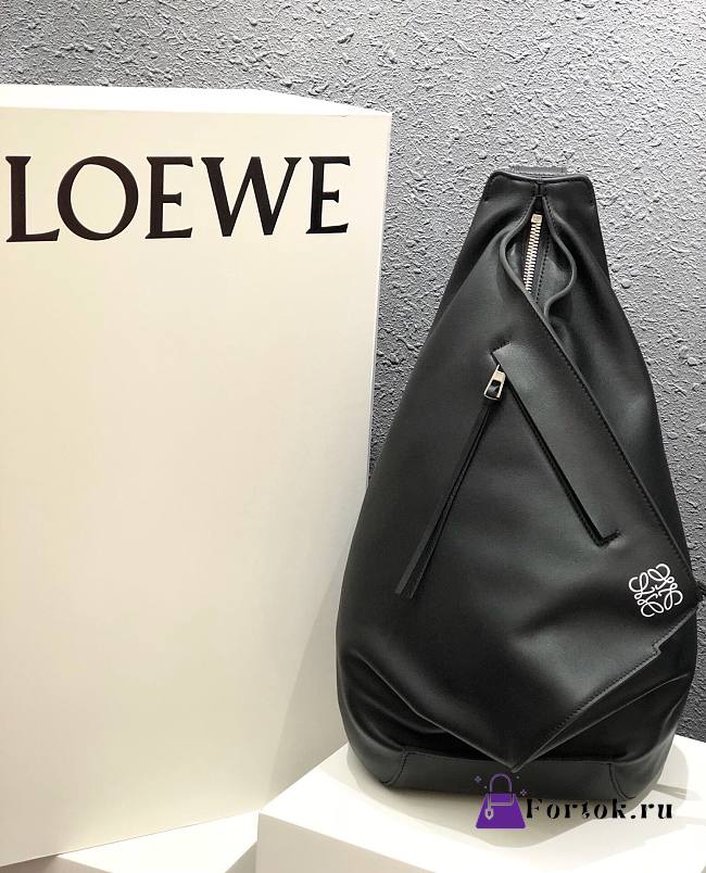 Loewe Anton Bag Crossbody Black 47cm - 1