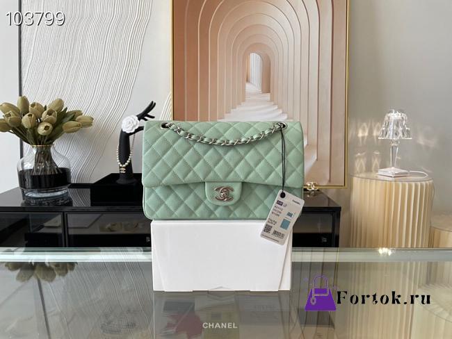 Chanel Lambskin & Silver-Tone Metal 0111203 25.5cm - 1
