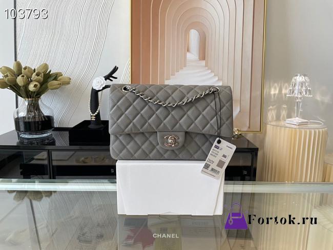 Chanel Lambskin & Silver-Tone Metal 0111207 25.5cm - 1