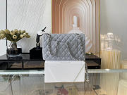 Chanel Lambskin & Silver-Tone Metal 0111208 25.5cm - 5