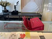 Chanel Lambskin & Silver-Tone Metal 0111211 25.5cm - 3