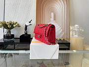 Chanel Lambskin & Silver-Tone Metal 0111212 25.5cm - 4