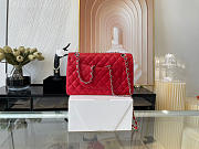 Chanel Lambskin & Silver-Tone Metal 0111212 25.5cm - 3